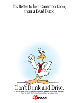 Don't Drink and Drive ad